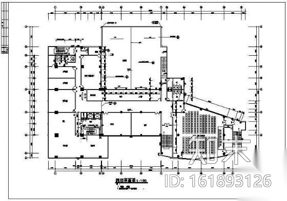 一个四星级酒店建筑施工竣工图cad施工图下载【ID:161893126】