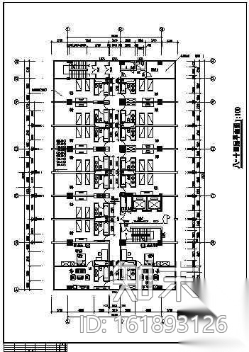 一个四星级酒店建筑施工竣工图cad施工图下载【ID:161893126】