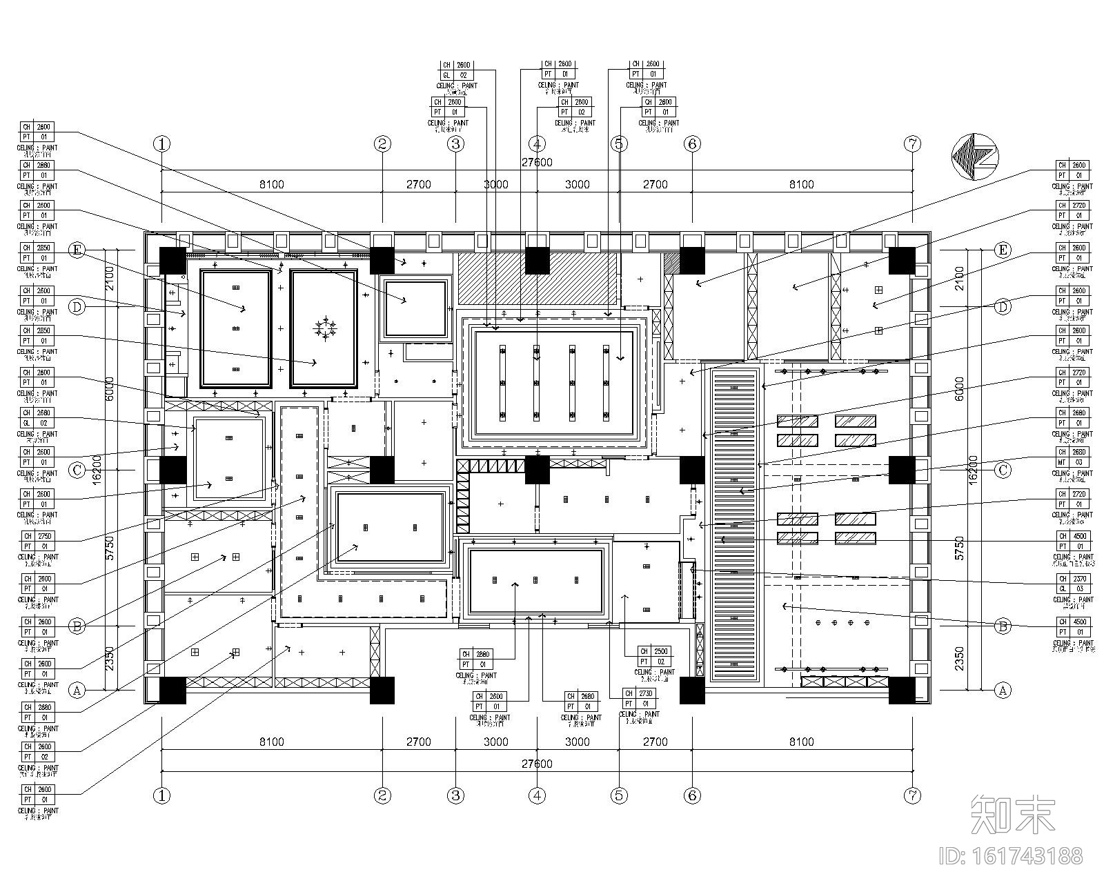 四川泽嘉建筑公司办公楼装修施工图+效果图施工图下载【ID:161743188】