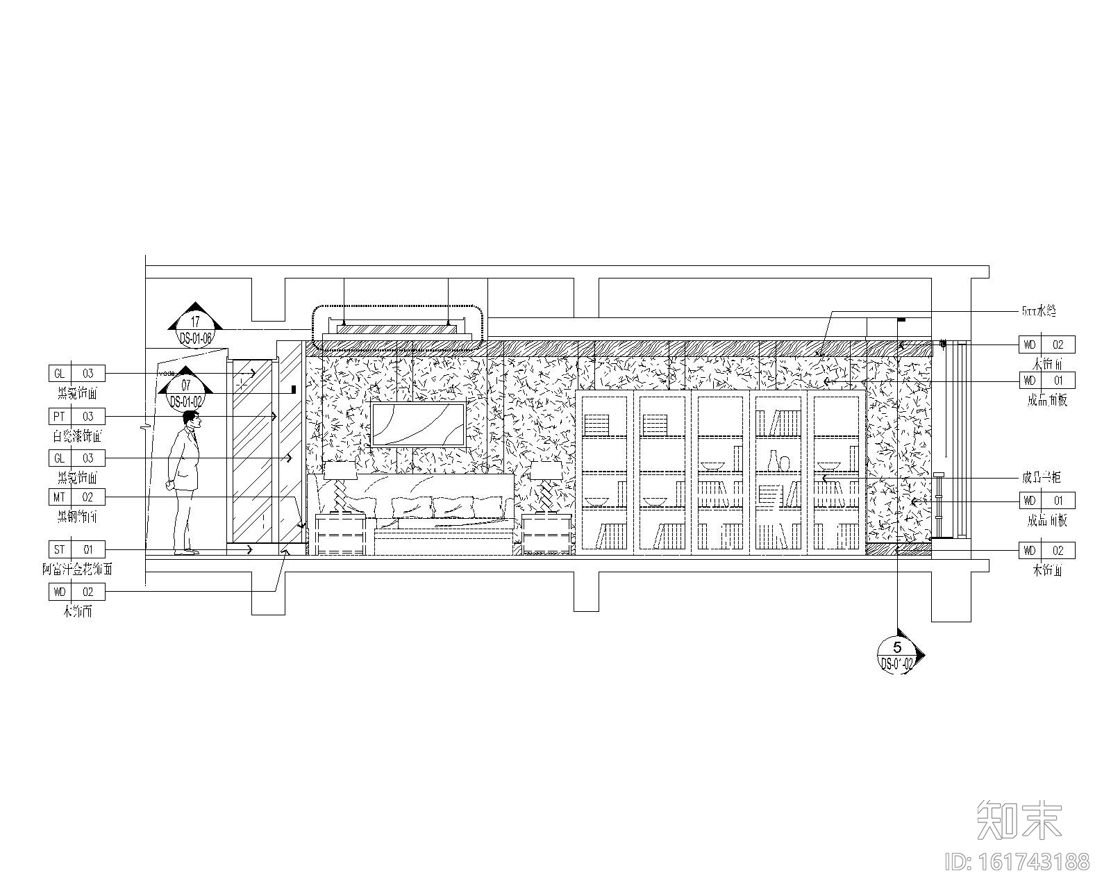 四川泽嘉建筑公司办公楼装修施工图+效果图施工图下载【ID:161743188】