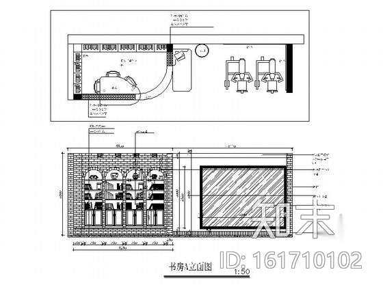 [江苏]精品欧式风格三居室室内装修施工图（含效果）cad施工图下载【ID:161710102】