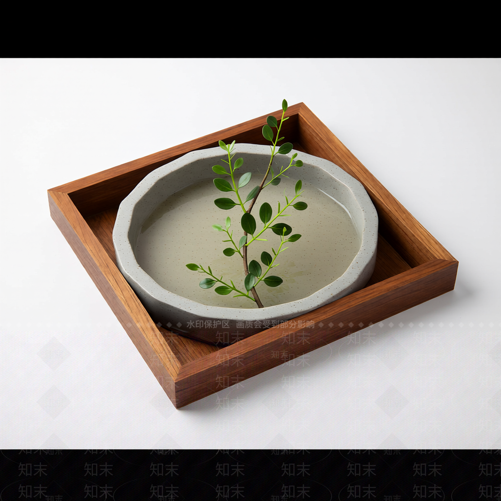 托盘植物装饰摆件3D模型下载【ID:1206199724】