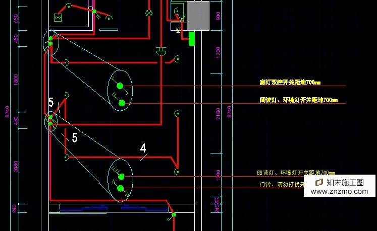 某高档酒店标准间电气设计图cad施工图下载【ID:66892866】