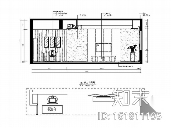 [武汉]现代矿业集团办公楼装修图（含效果）cad施工图下载【ID:161811195】