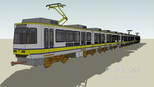 轻轨SU模型下载【ID:418133697】