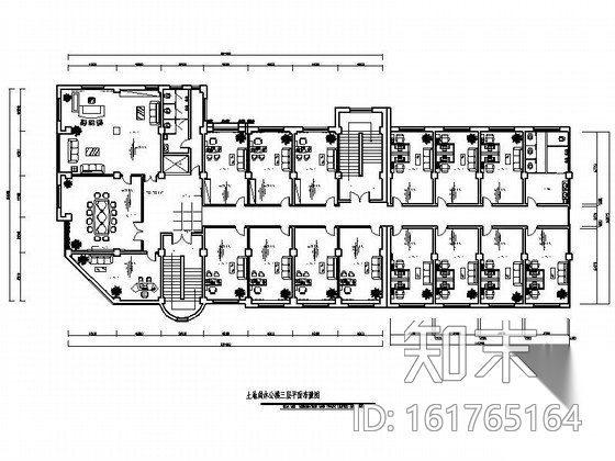 某土地局现代办公楼室内装修图（含效果）cad施工图下载【ID:161765164】