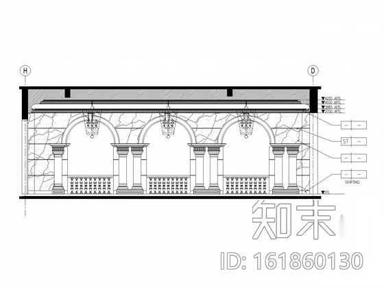 [宁波]山清水秀花园小区豪华三层别墅全套装修施工图cad施工图下载【ID:161860130】