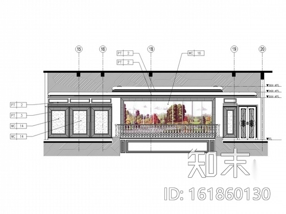 [宁波]山清水秀花园小区豪华三层别墅全套装修施工图cad施工图下载【ID:161860130】