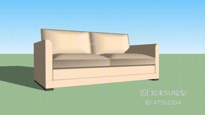 双人沙发SU模型下载【ID:319267897】