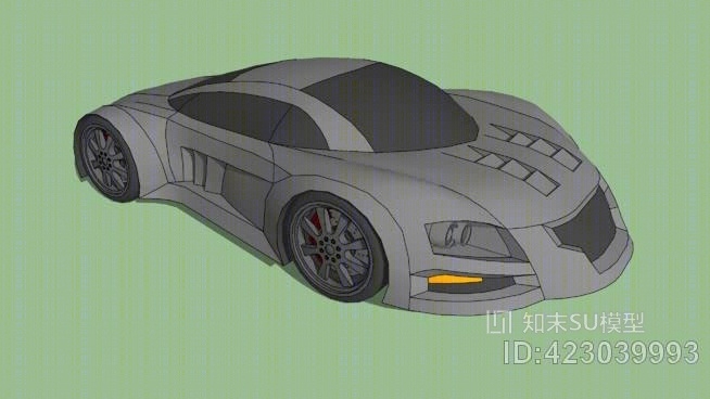 概念车SU模型下载【ID:423039993】