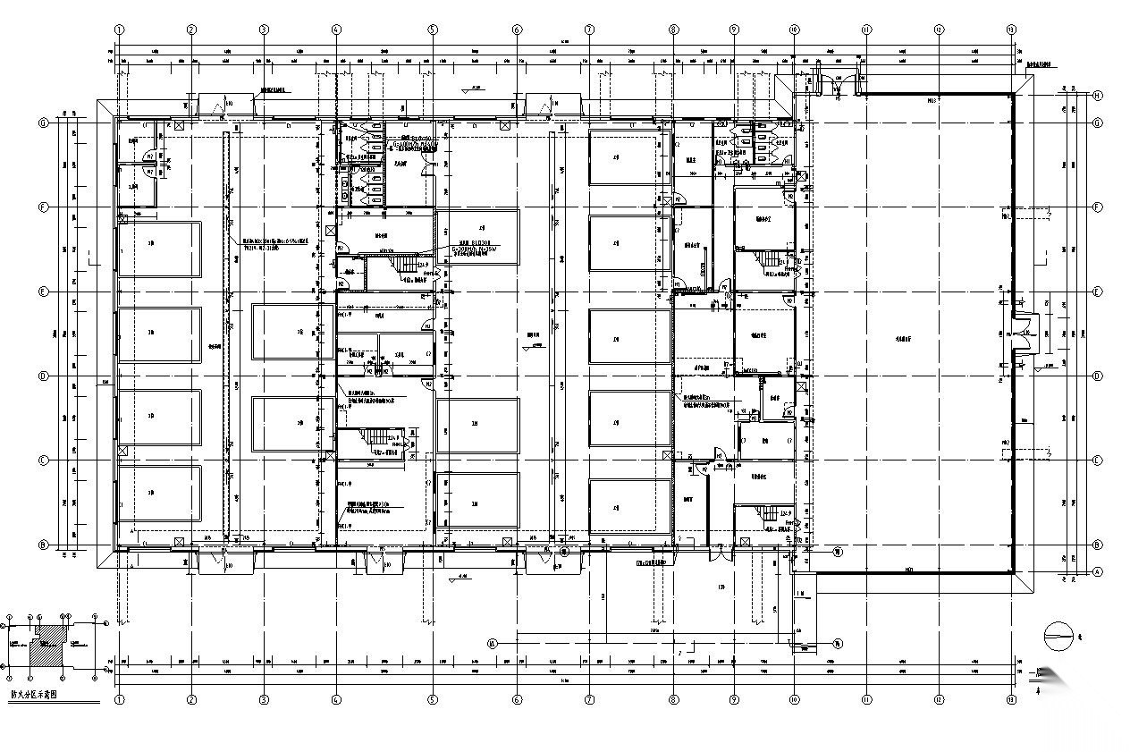 [宁夏]两层门钢结构4S汽车店建筑施工图（含全专业建筑...cad施工图下载【ID:151445163】