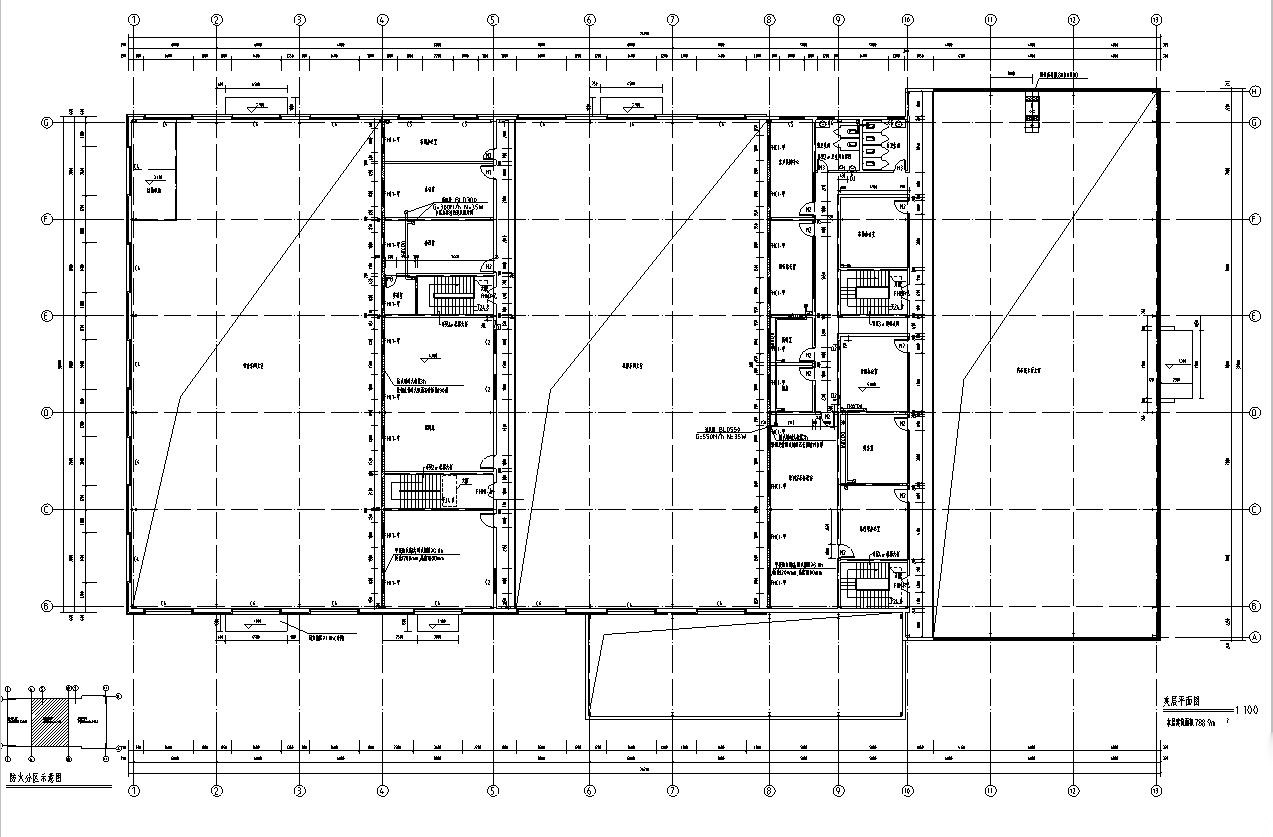 [宁夏]两层门钢结构4S汽车店建筑施工图（含全专业建筑...cad施工图下载【ID:151445163】