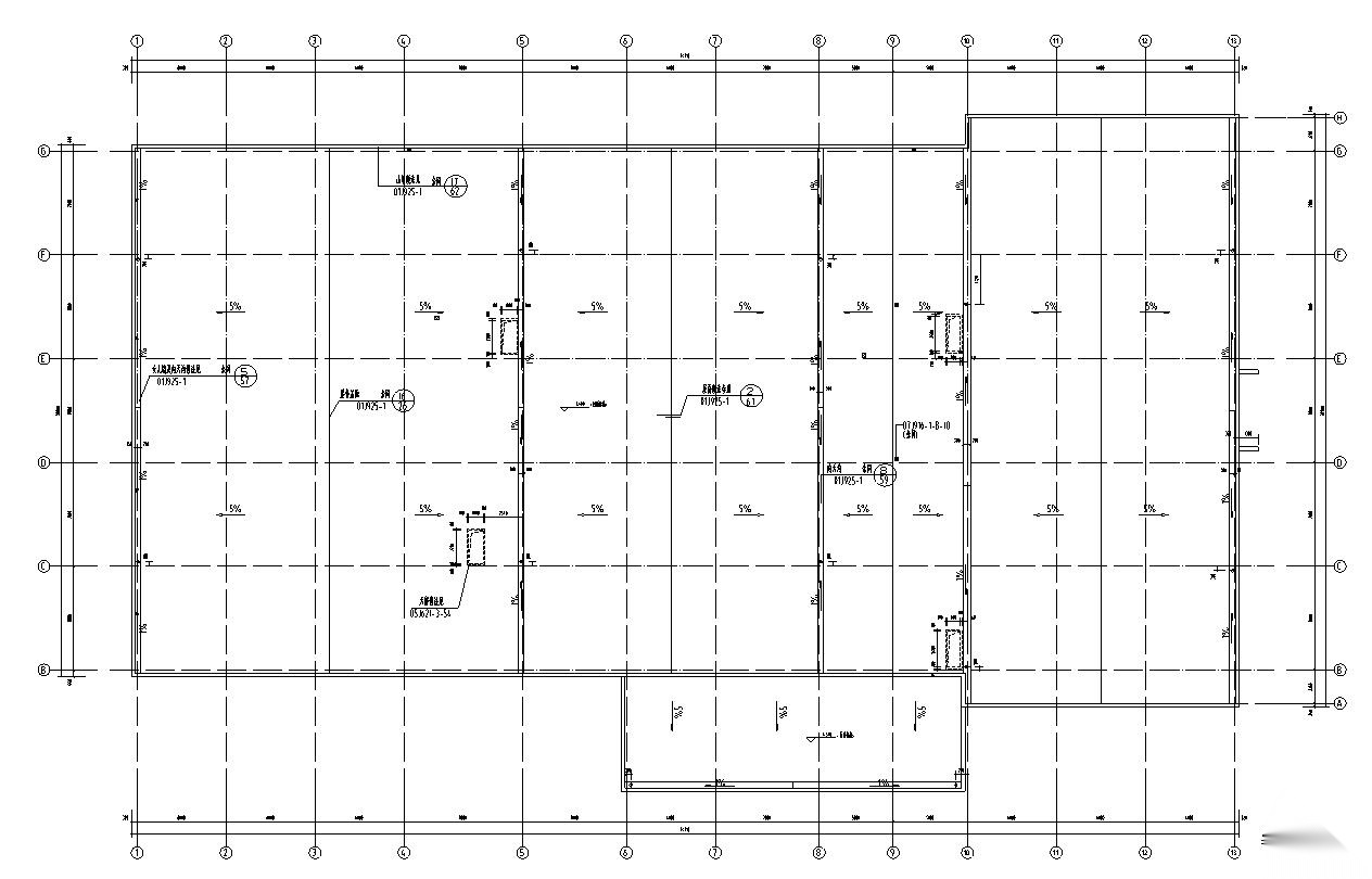 [宁夏]两层门钢结构4S汽车店建筑施工图（含全专业建筑...cad施工图下载【ID:151445163】