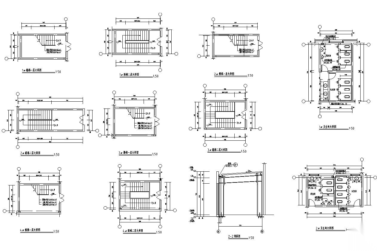 [宁夏]两层门钢结构4S汽车店建筑施工图（含全专业建筑...cad施工图下载【ID:151445163】