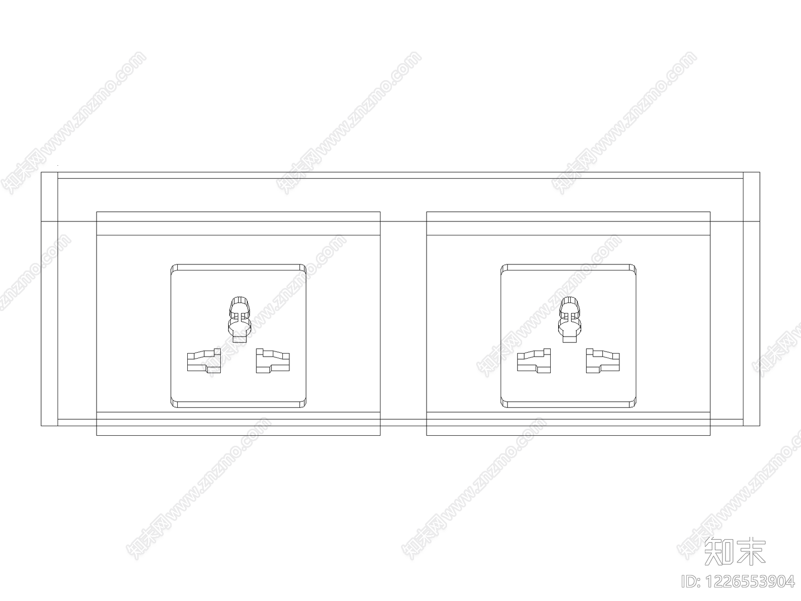 沙发cad施工图下载【ID:1226553904】