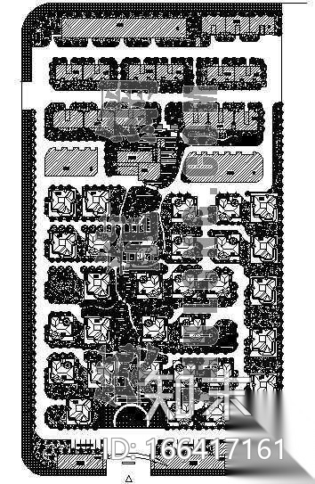 某园邸园林景观施工图纸cad施工图下载【ID:166417161】