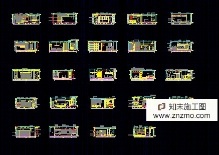 CAD客厅背景墙和电视背景墙施工图详解cad施工图下载【ID:66908819】