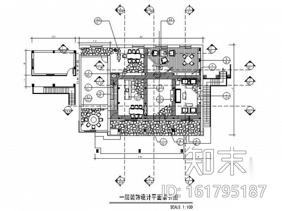 某现代农家乐度假会所室内装修图施工图下载【ID:161795187】