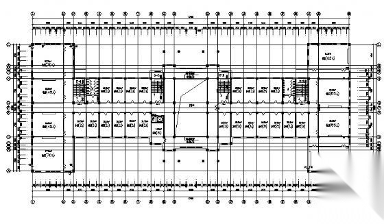 测绘局某六层办公楼建筑方案图cad施工图下载【ID:151434177】
