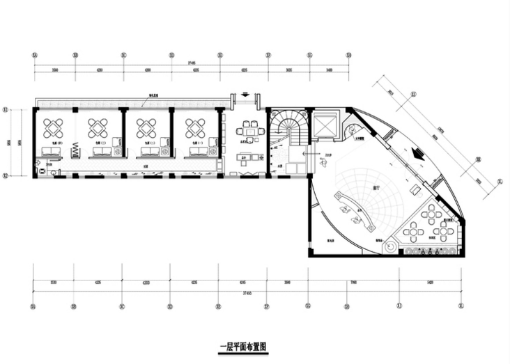 欧式风格长乐空港之夜国际音乐会所设计施工图（附效果图...cad施工图下载【ID:161810111】