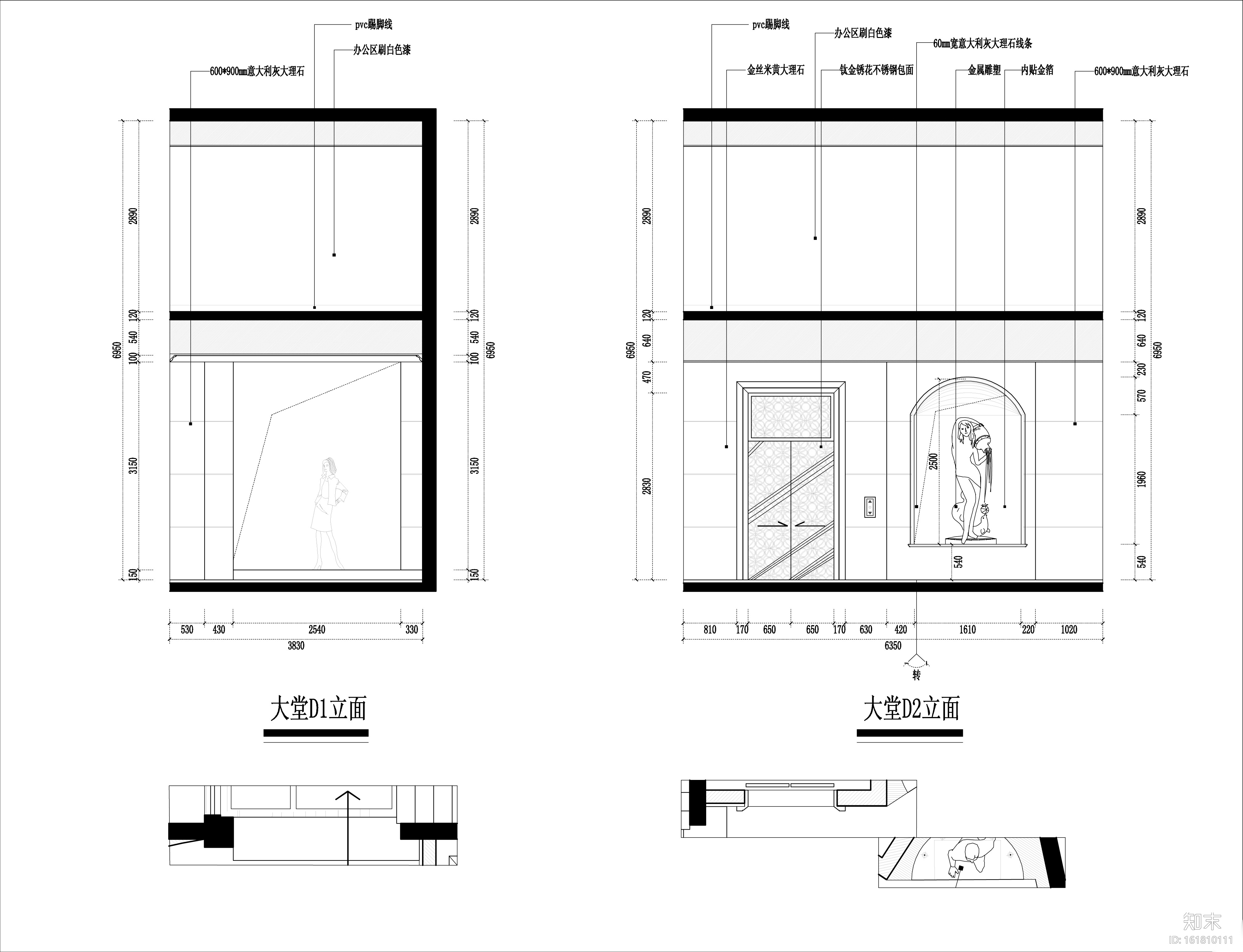 欧式风格长乐空港之夜国际音乐会所设计施工图（附效果图...cad施工图下载【ID:161810111】