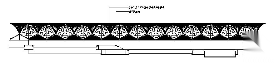 某游泳馆玻璃幕墙建筑设计施工图cad施工图下载【ID:165743129】