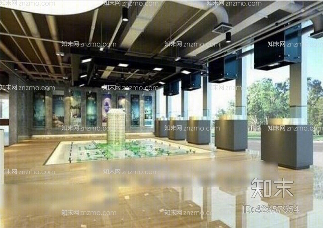 售楼处83D模型下载【ID:42357954】
