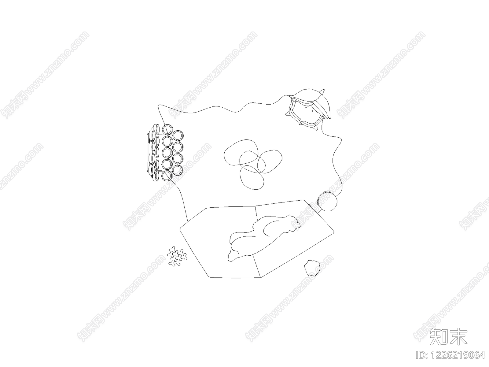 现代,极简家装图库CAD图纸