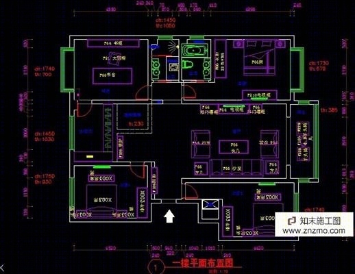 紫苑星城欧式古典施工图cad施工图下载【ID:36916061】