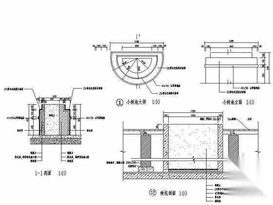 [重庆]交易中心屋顶花园设计施工图cad施工图下载【ID:161015147】