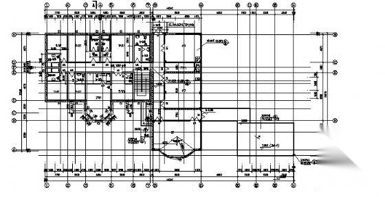 某国家级风景区别墅建筑结构方案图cad施工图下载【ID:149923130】