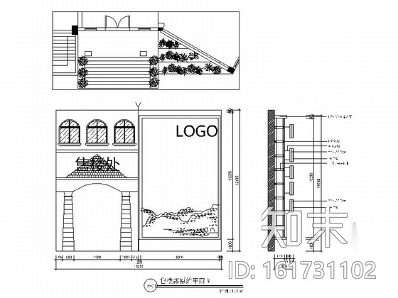 [惠州]行政中心住宅区奢华高档售楼处装修施工图cad施工图下载【ID:161731102】