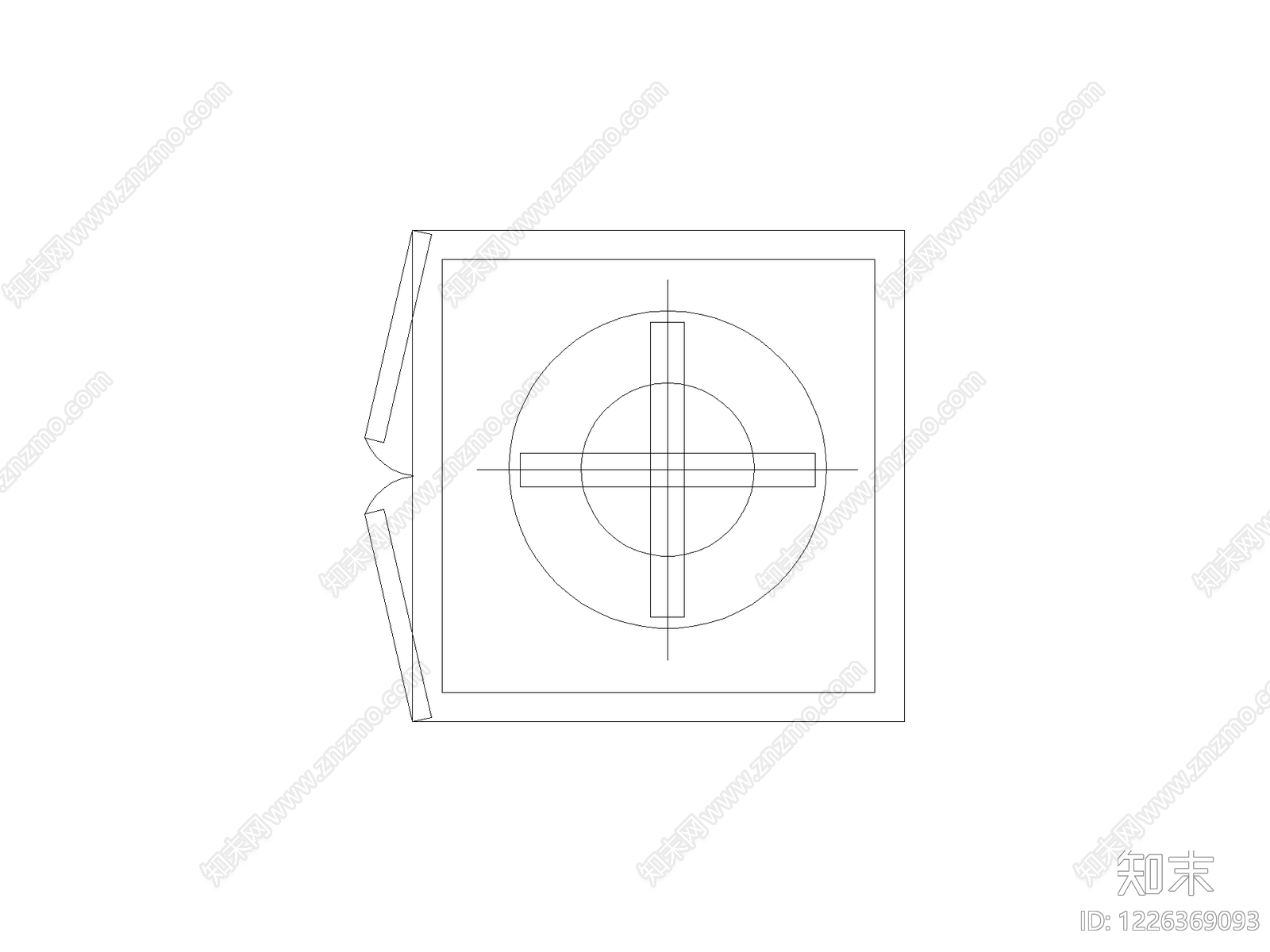 开关插座cad施工图下载【ID:1226369093】