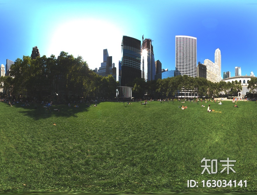 都市公园绿茵草地hdr外景贴图贴图下载【ID:163034141】