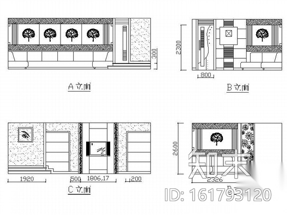 某KTV装饰工程图纸cad施工图下载【ID:161793120】