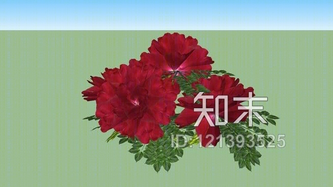 玫瑰花SU模型下载【ID:121393525】