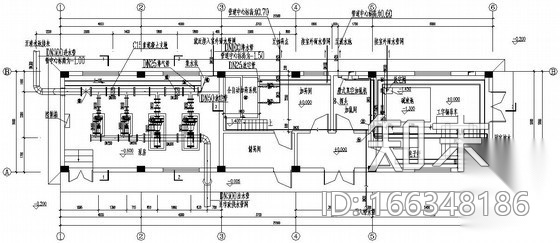 [广东]小型水厂全套施工图纸cad施工图下载【ID:166348186】