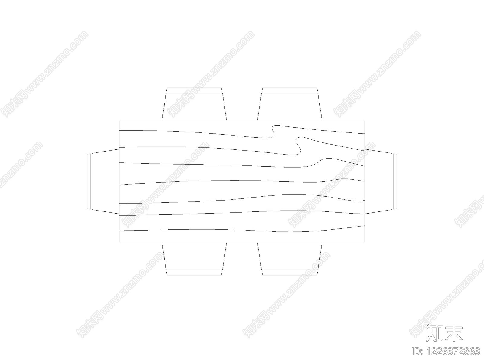 桌子CAD图纸