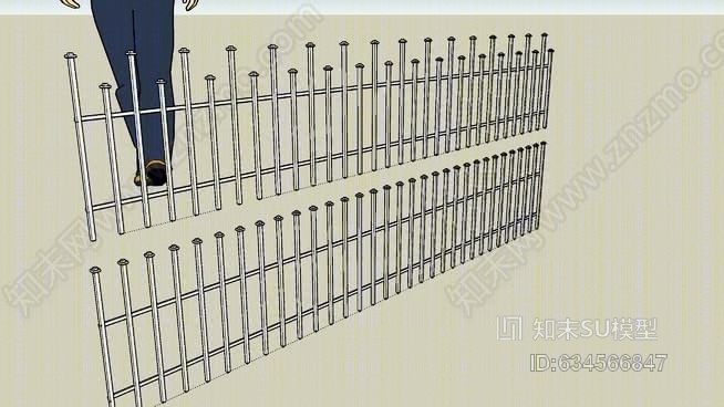 花园围栏SU模型下载【ID:634566847】