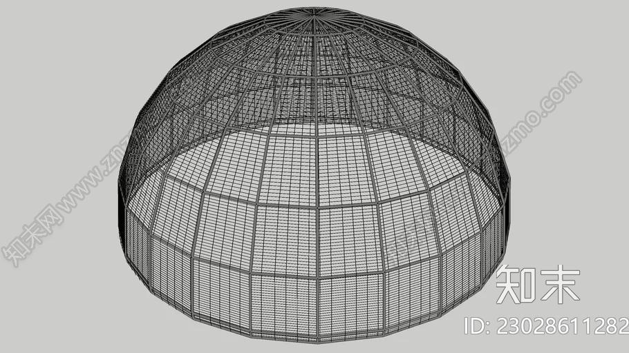 参数圆顶SU模型下载【ID:1161995148】