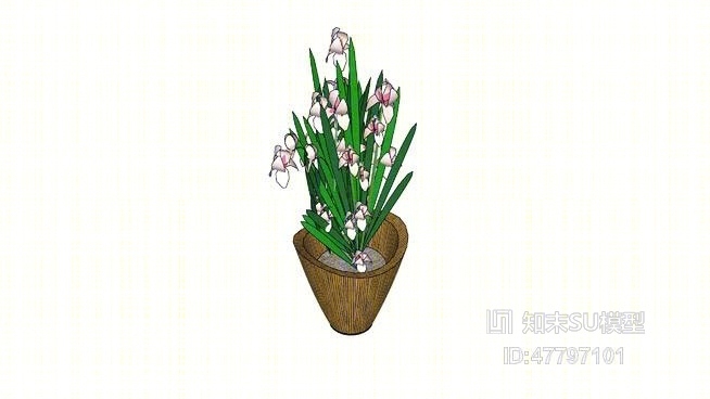 盆栽SU模型下载【ID:47797101】