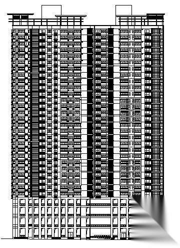 郑州小区住宅楼施工图（part1）cad施工图下载【ID:149856138】