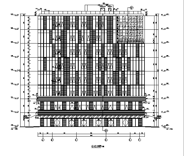 [上海]多栋办公楼建筑施工图(含地下室建筑）施工图下载【ID:149951163】