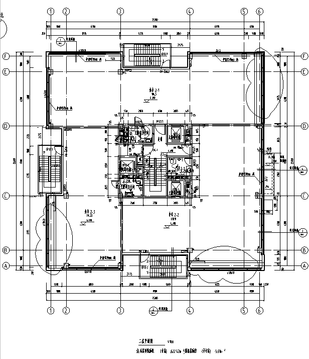 [上海]多栋办公楼建筑施工图(含地下室建筑）施工图下载【ID:149951163】