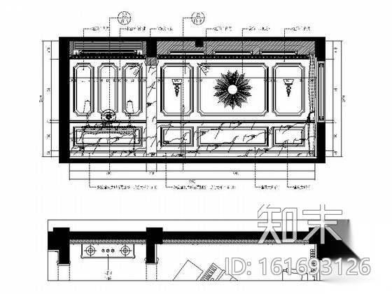 [福州]超经典高端欧式四层别墅设计CAD装修图（含效果...cad施工图下载【ID:161693126】