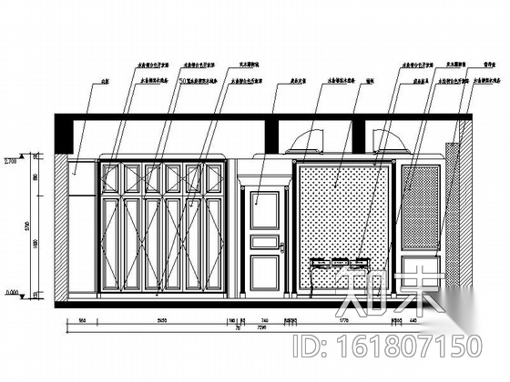 [厦门]奢华小资复式家装室内施工图cad施工图下载【ID:161807150】