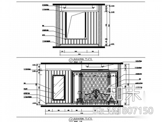 [厦门]奢华小资复式家装室内施工图cad施工图下载【ID:161807150】