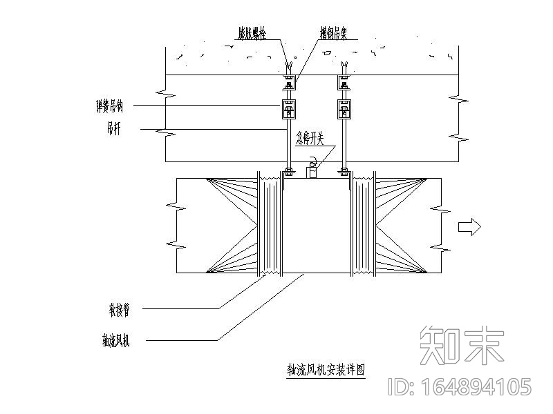 暖通空调安装大样图CADcad施工图下载【ID:164894105】