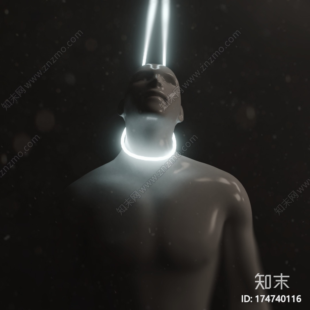 人体基础网格(操纵)CG模型下载【ID:174740116】