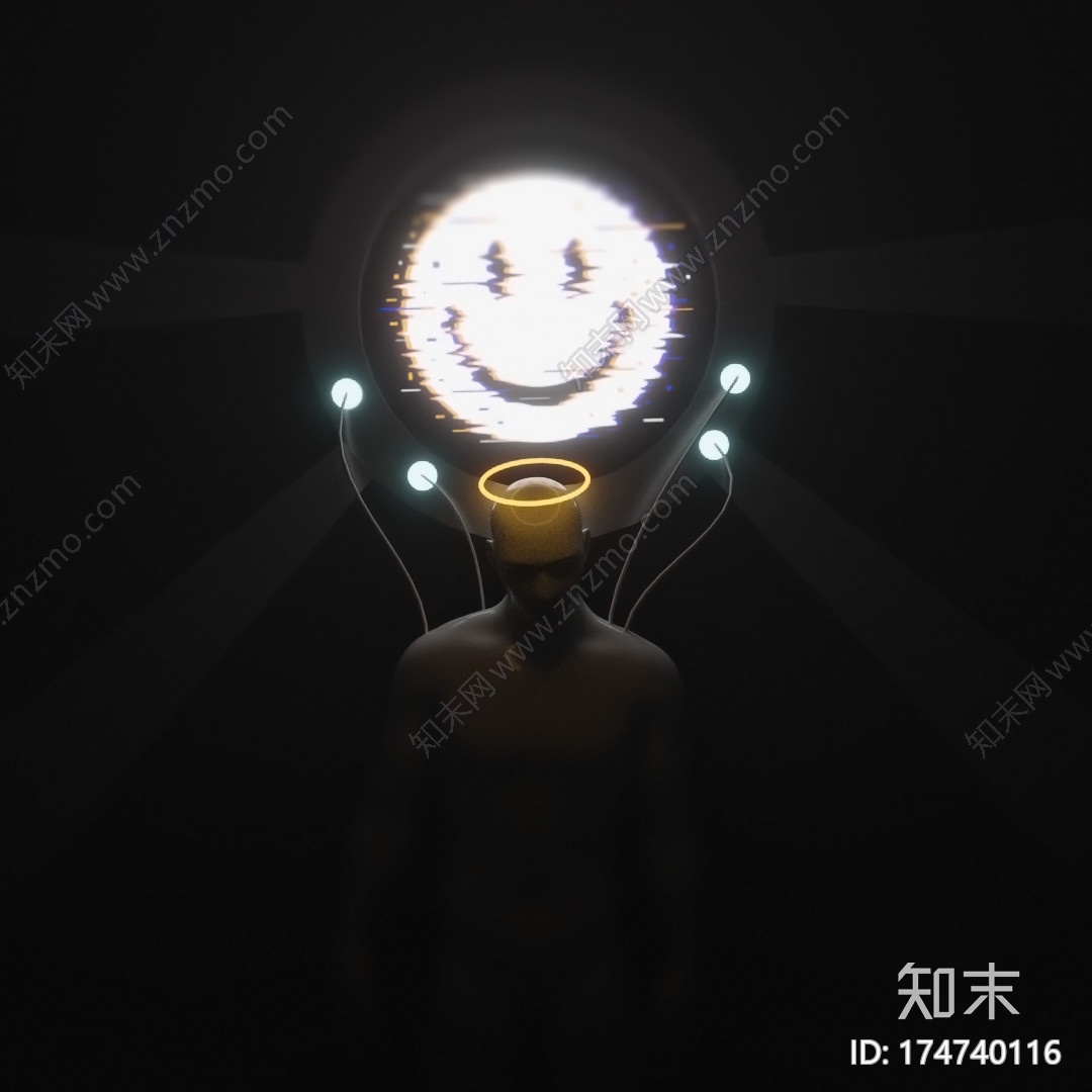 人体基础网格(操纵)CG模型下载【ID:174740116】